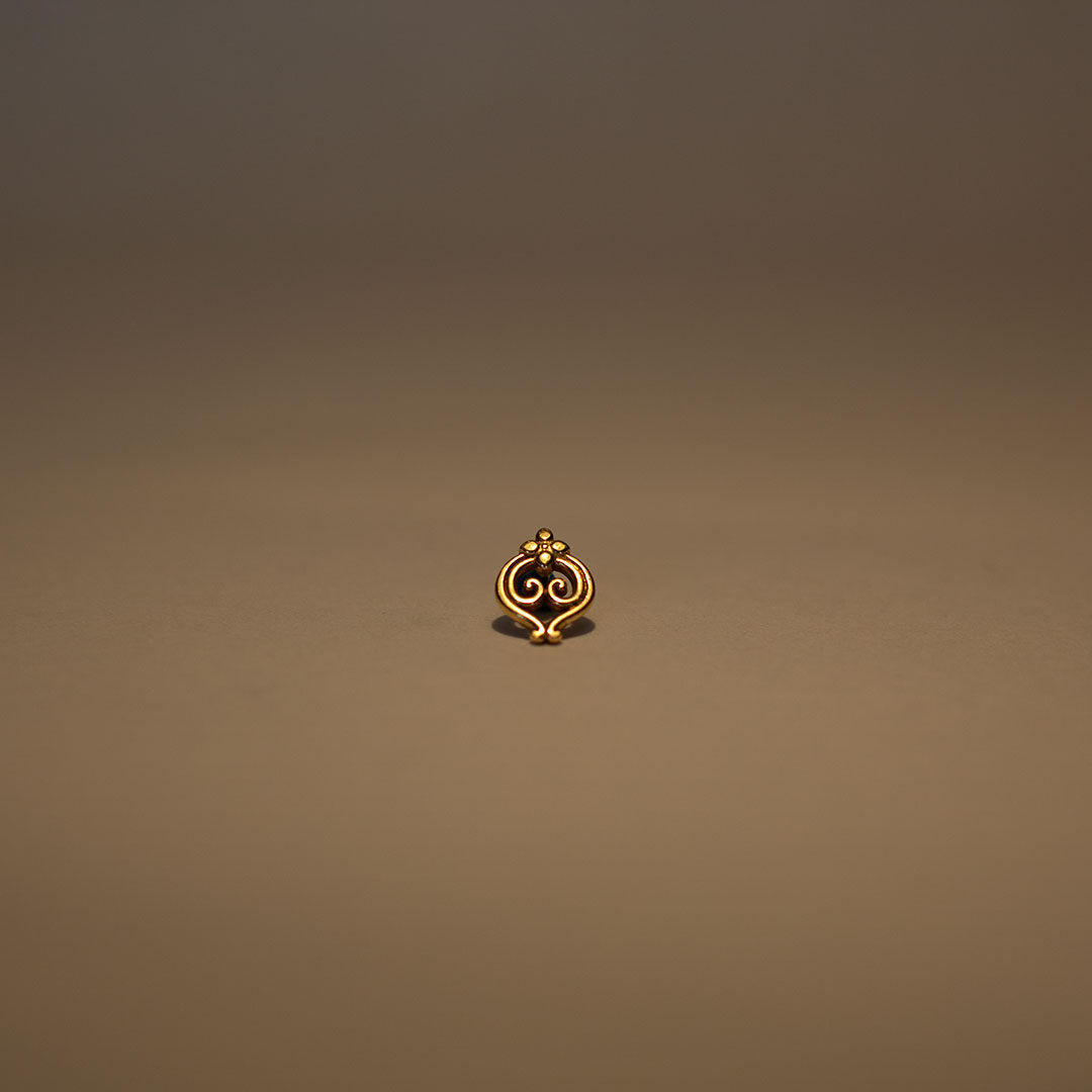 Maude 14k Gold Filigree Threadless End